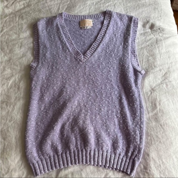 Rare Vintage Pendleton Lavender Vest - Size Medium - Picture 1 of 4